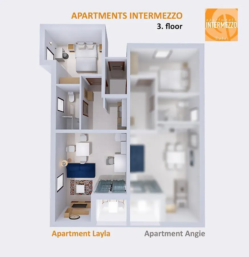 Apartment Layla - Intermezzo With Sea View In Center Of Rabac 0*,  Croatia